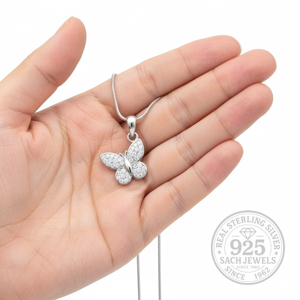 Butterfly Necklace | 925 Sterling Silver SACH JEWELS