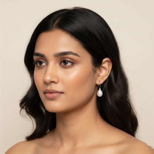 Dewdrop Dangle Drop Earrings | Italian Silver Plated SACH JEWELS