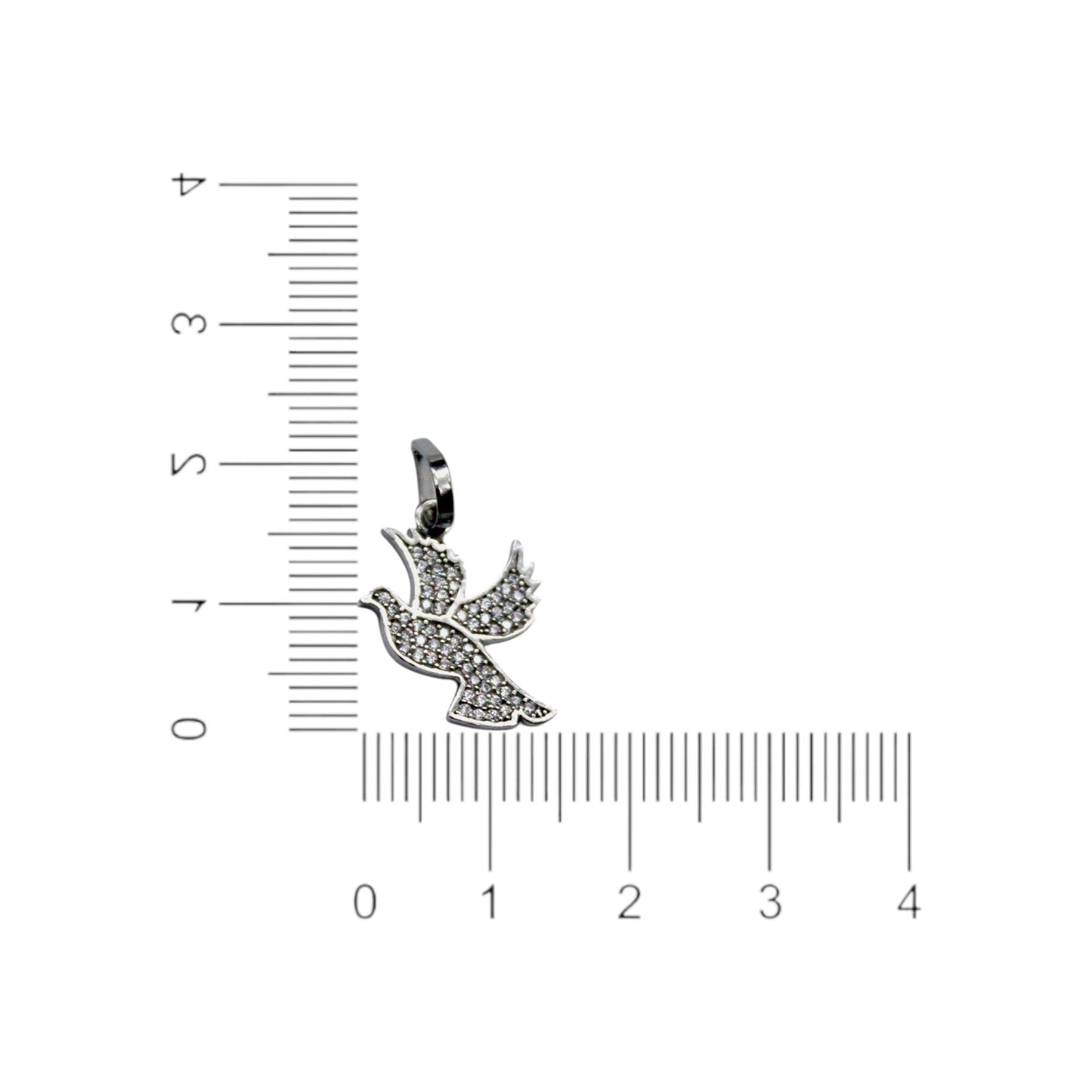 Love Bird Diamond Studded Pendant Only | 925 Sterling Silver - SACH JEWELS