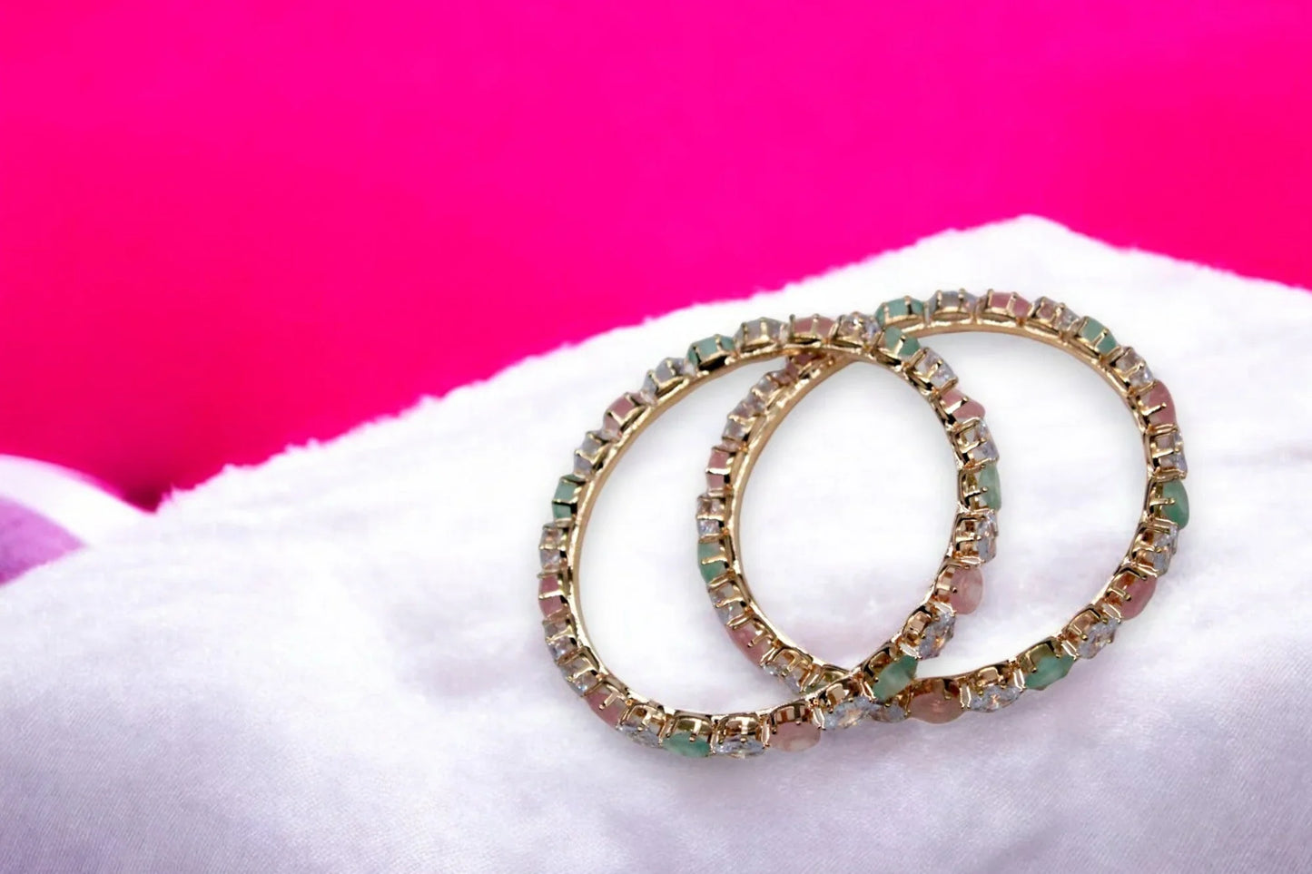 Ruby Stones Bangles| - SACH JEWELS