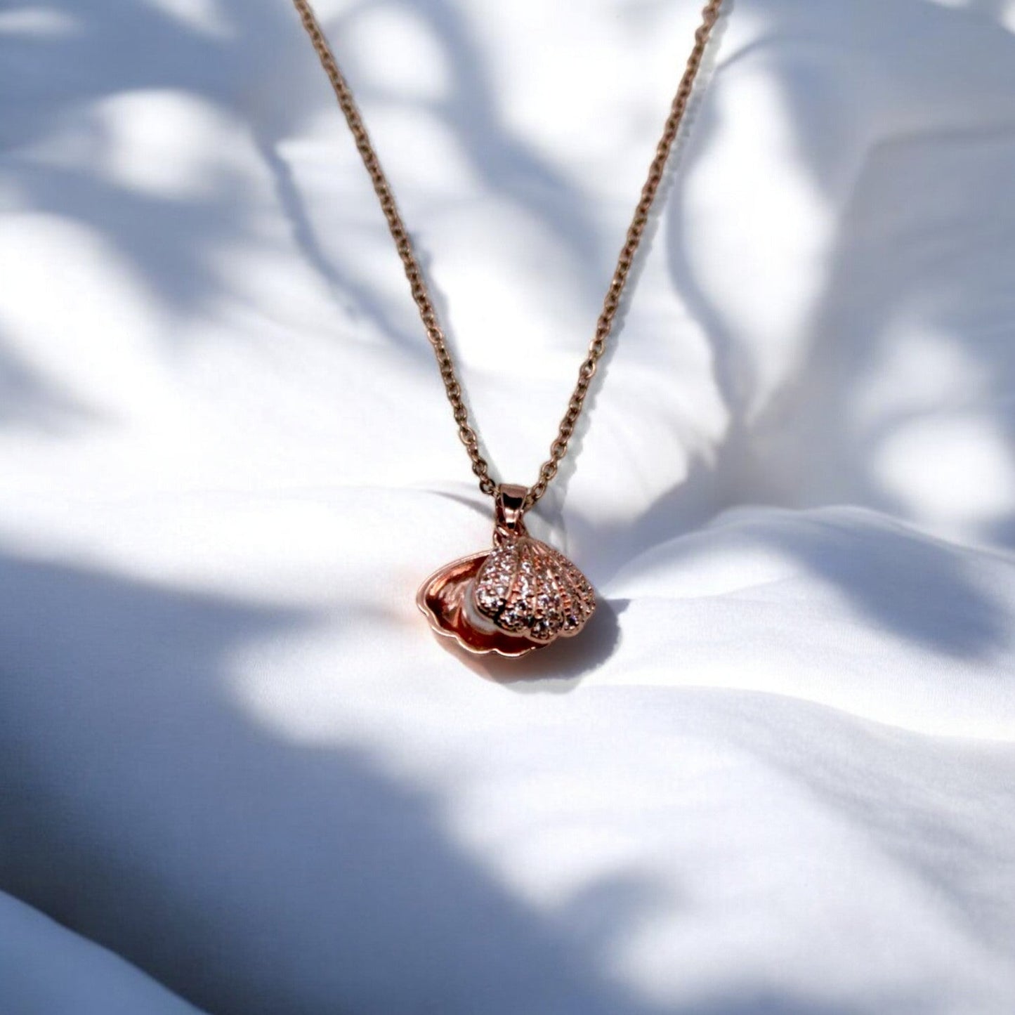 Rare Pearl Necklace | Rose Gold Plated - SACH JEWELS