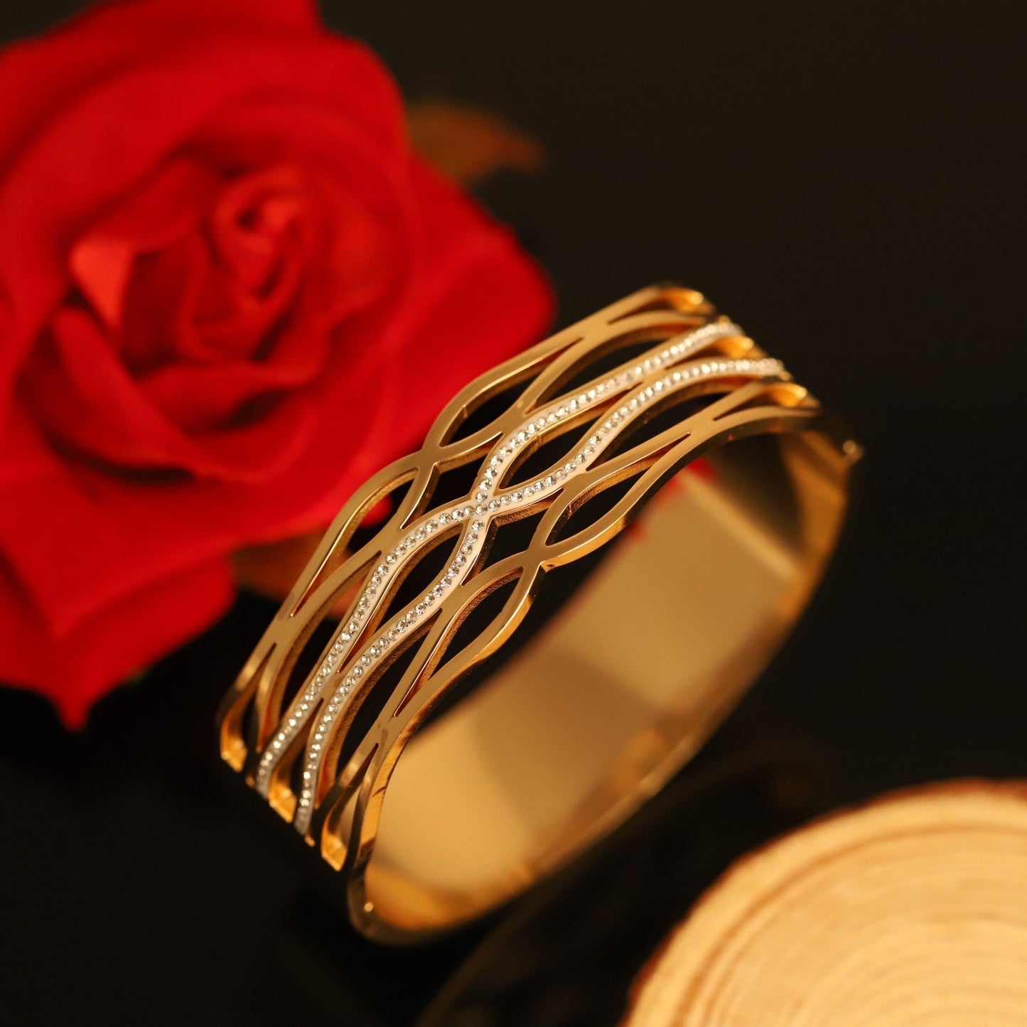Cuff | Italian Gold Plated SACH JEWELS