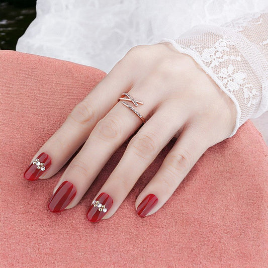 Elegant Diamond Rose Gold Plated Ring | Rose Gold Plated - SACH JEWELS