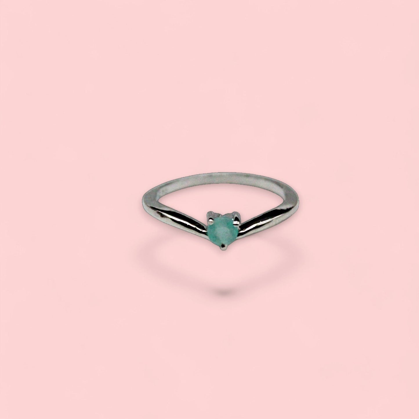 Bluish Grey Stone Ring | 925 Sterling Silver - SACH JEWELS
