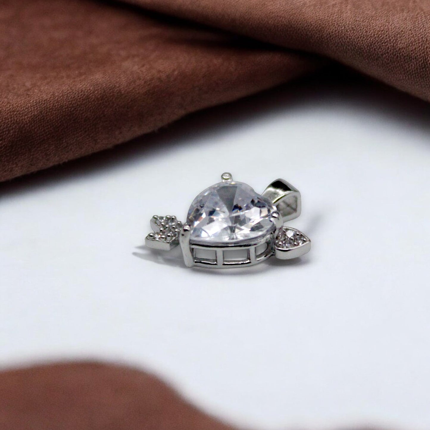 Love Diamond Heart Pendant Only | 925 Sterling Silver - SACH JEWELS