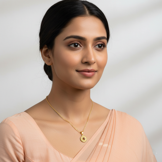 Golden Radiance Necklace | Italian Gold Plated SACH JEWELS