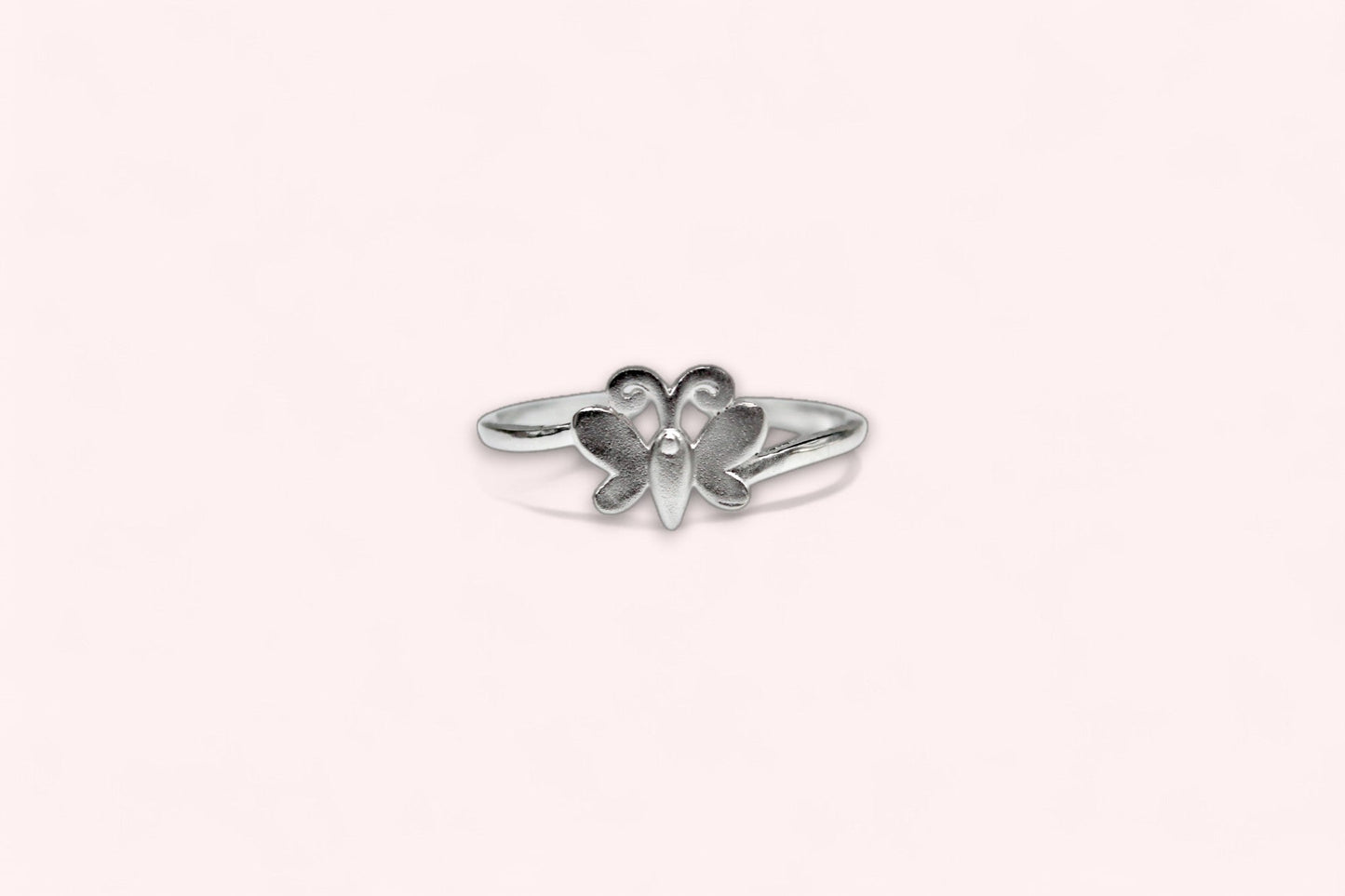 Matte Finish Butterfly Ring | 925 Sterling Silver - SACH JEWELS