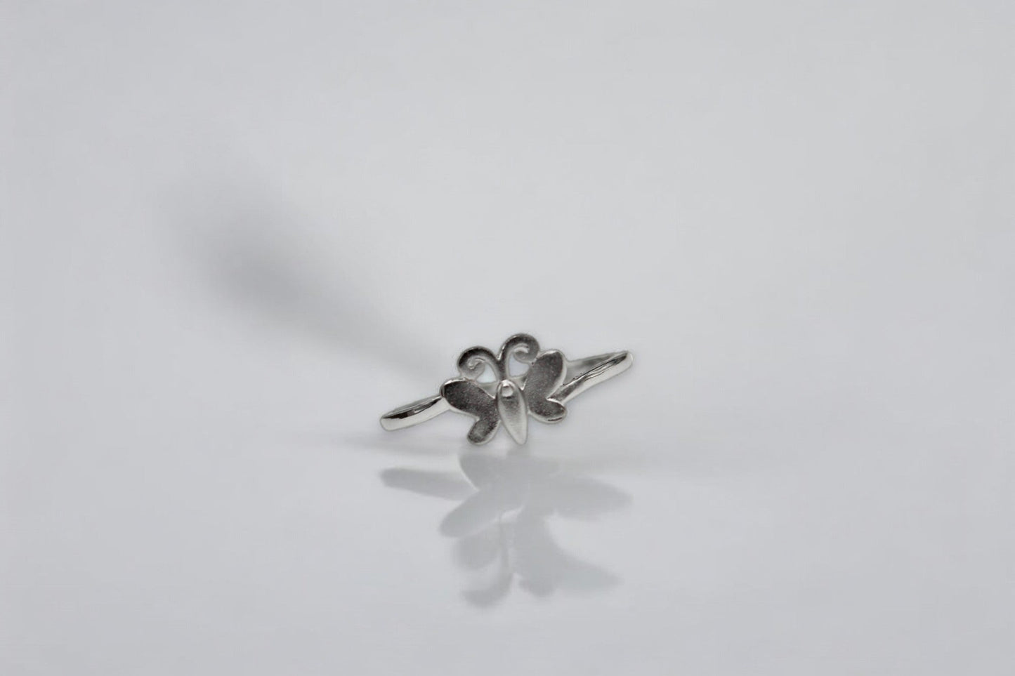 Matte Finish Butterfly Ring | 925 Sterling Silver - SACH JEWELS