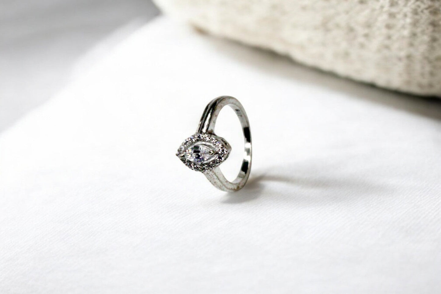Diamond Studded Eye Ring | 925 Sterling Silver - SACH JEWELS