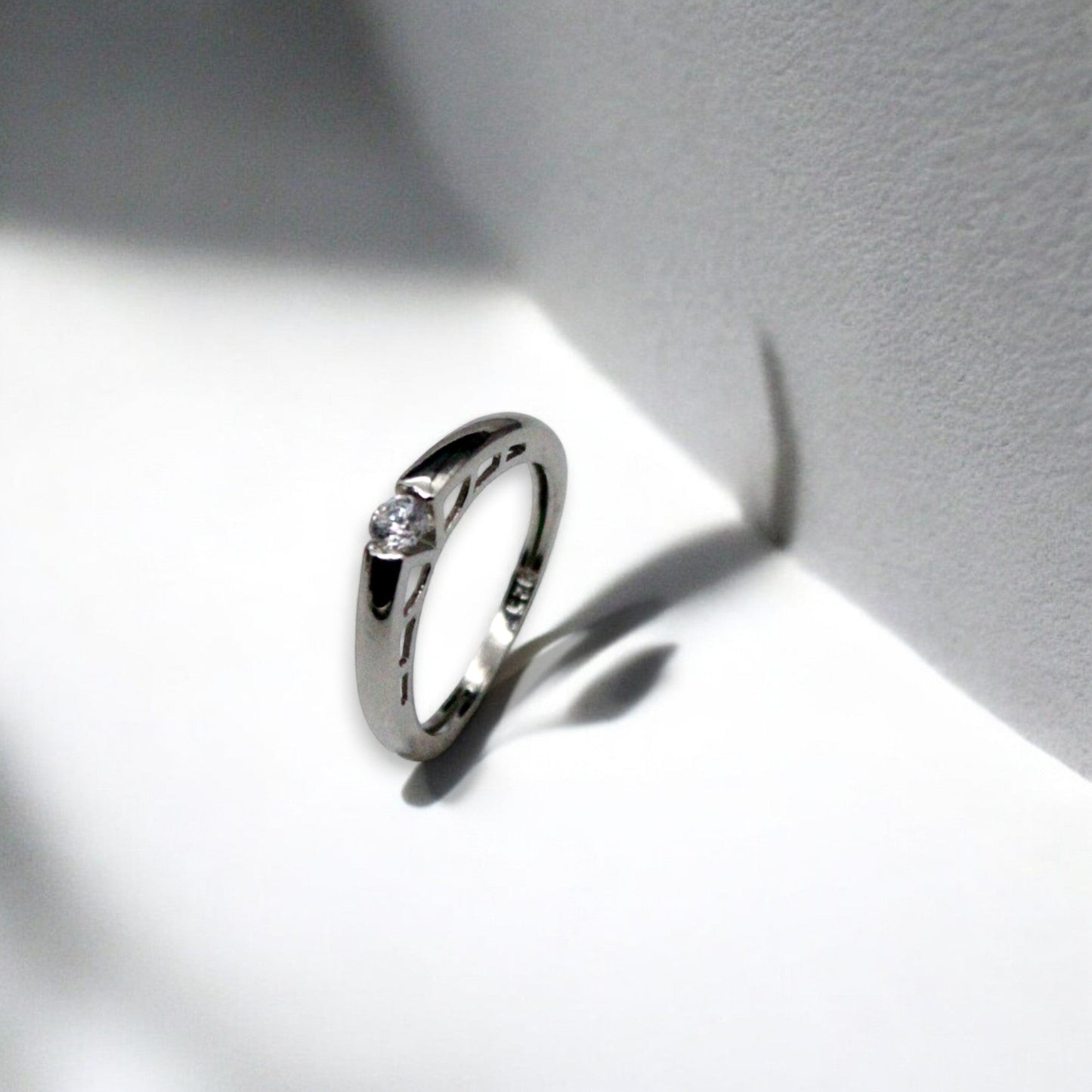 Spotlight Diamond Ring | 925 Sterling Silver - SACH JEWELS
