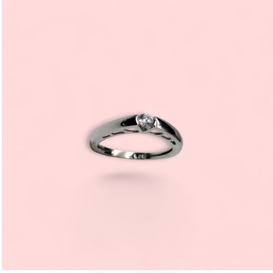 Spotlight Diamond Ring | 925 Sterling Silver - SACH JEWELS