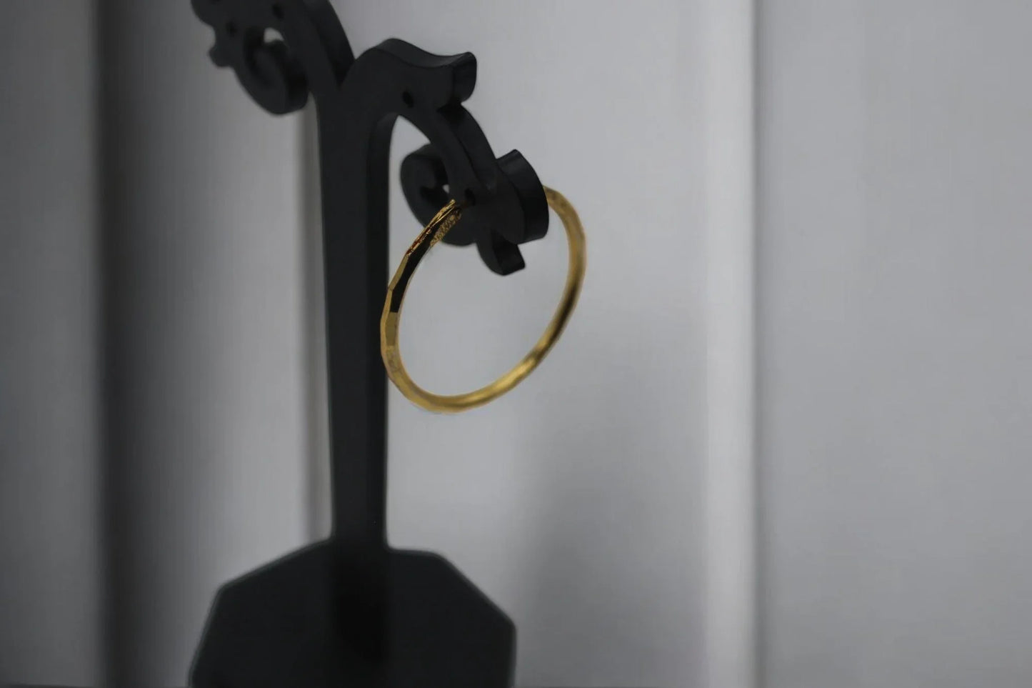 Long Hoop earrings | Italian Gold Plated - SACH JEWELS