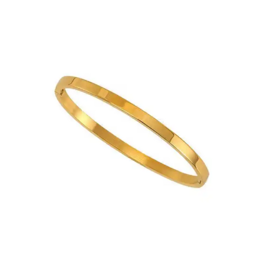 Elegant Golden Kada | Italian Gold Plated - SACH JEWELS