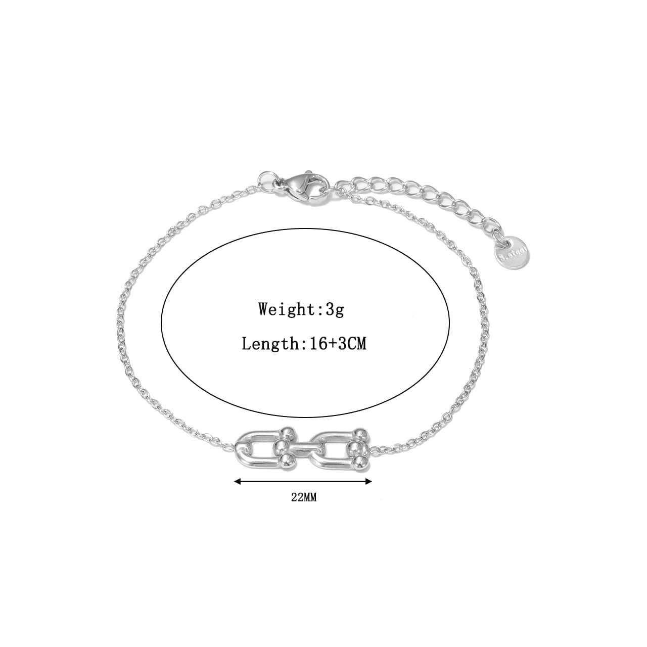 Bracelet | Italian Silver Plated SACH JEWELS