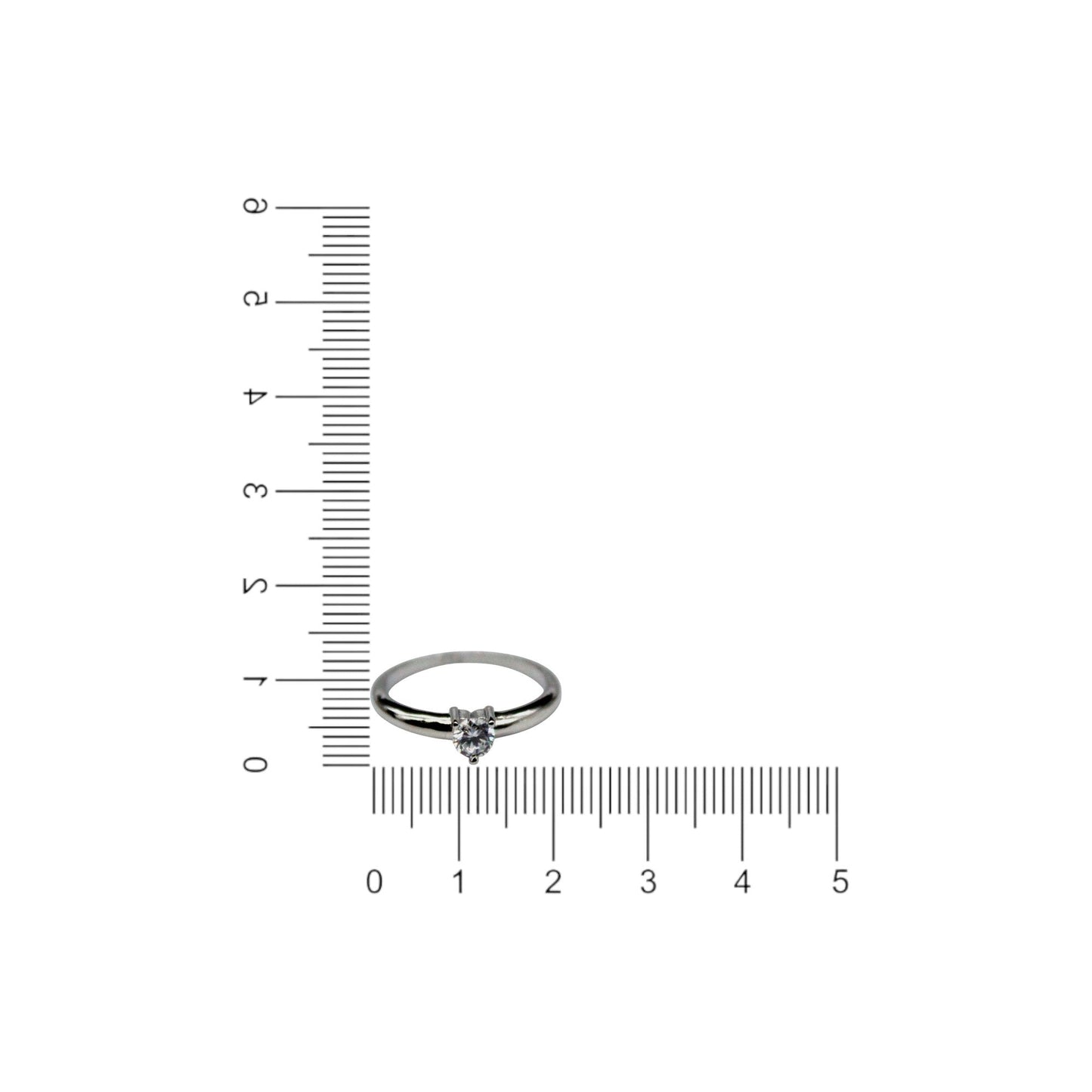 Diamond Heart Stud Ring | 925 Sterling Silver - SACH JEWELS