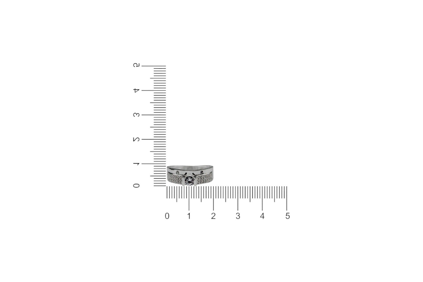 Spotlight Diamond Studded Mens Ring | 925 Sterling Silver - SACH JEWELS