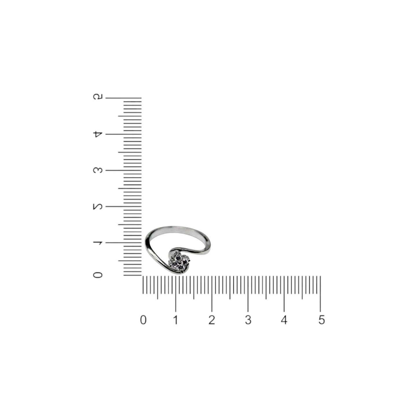 Twisted Flower Studded Rings | 925 Sterling Silver - SACH JEWELS