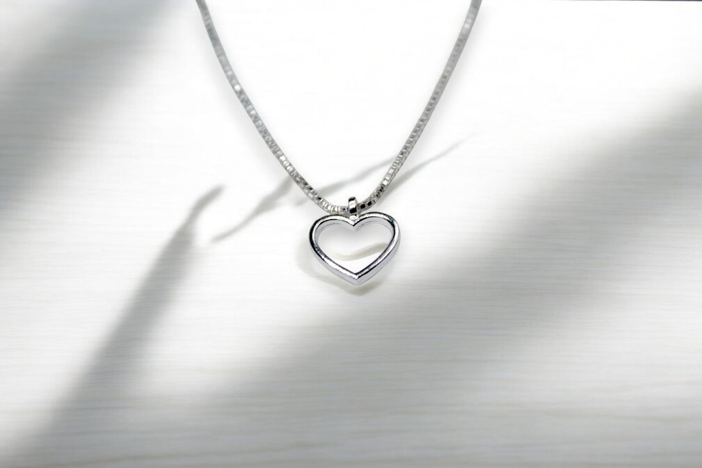 Silver Heart Necklace | 925 Sterling Silver - SACH JEWELS