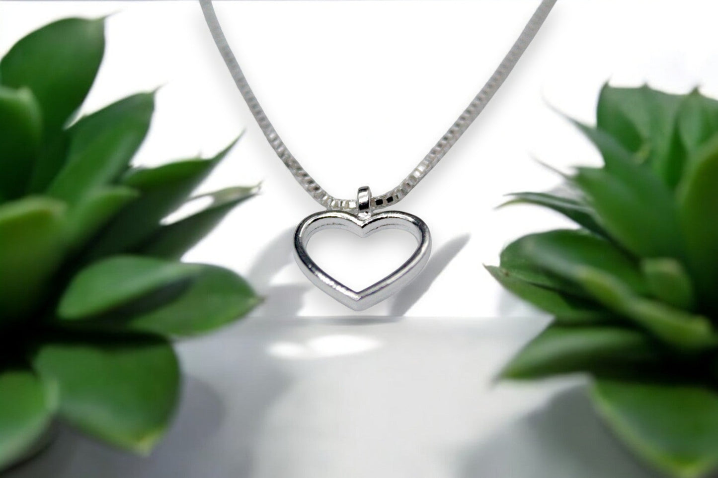 Silver Heart Necklace | 925 Sterling Silver - SACH JEWELS