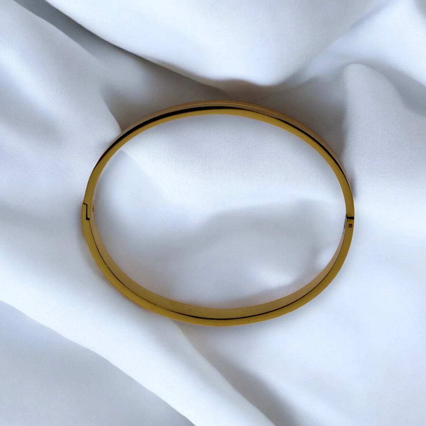 Dual Split Matte Shiny Bracelet | Italian Gold Plated. - SACH JEWELS