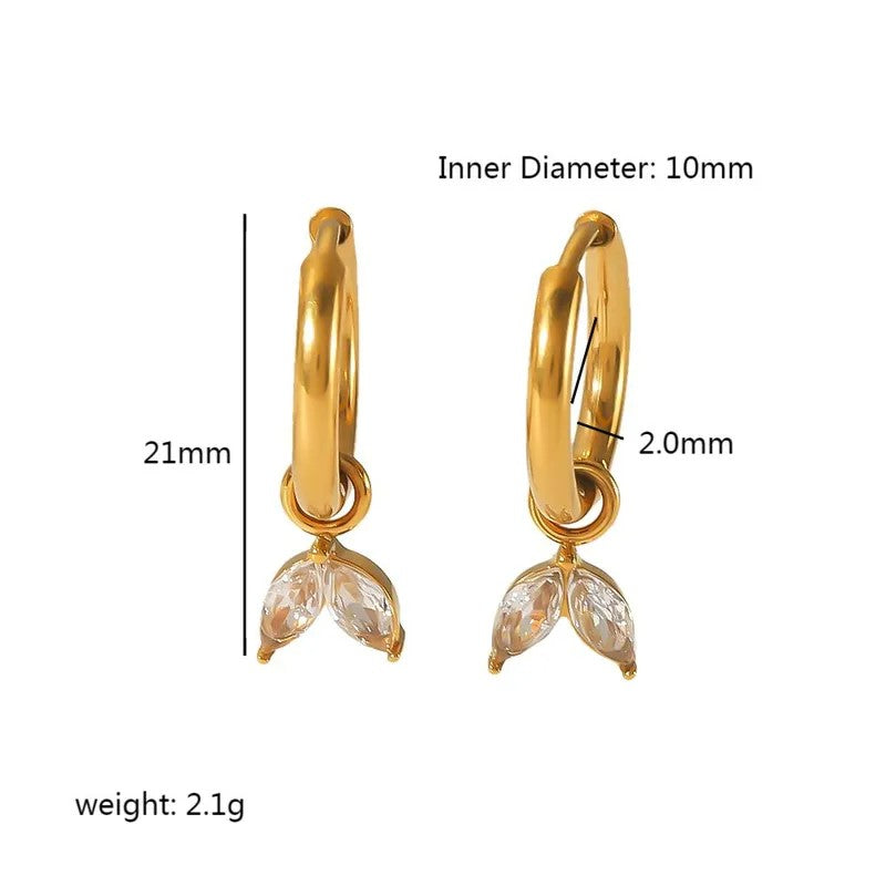 Earrings | Italian Gold Plated SACH JEWELS