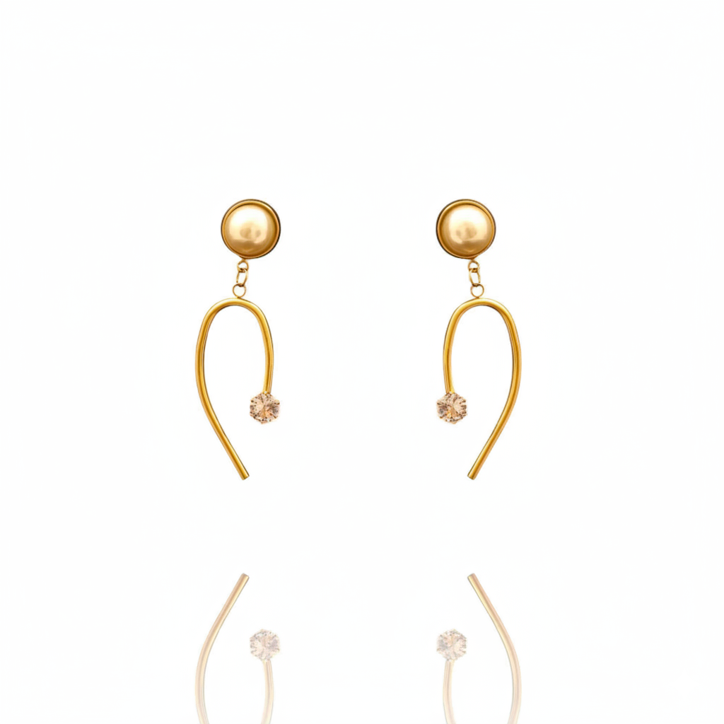 Autumn Aura Drop Earrings | Italian Gold Plated SACH JEWELS