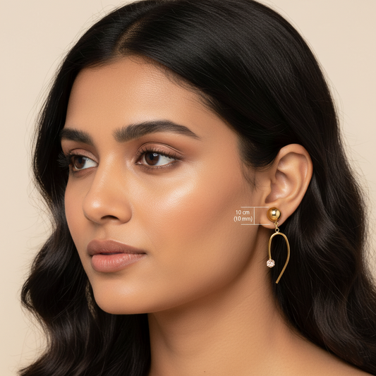 Autumn Aura Drop Earrings | Italian Gold Plated SACH JEWELS