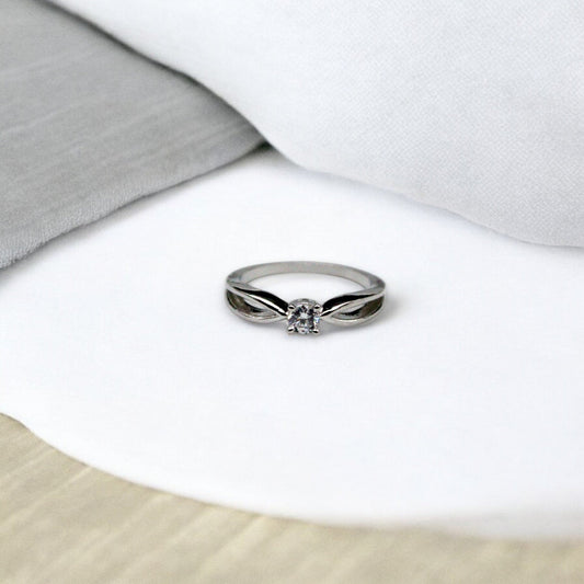 Spotlight Diamond Ring | 925 Sterling Silver - SACH JEWELS