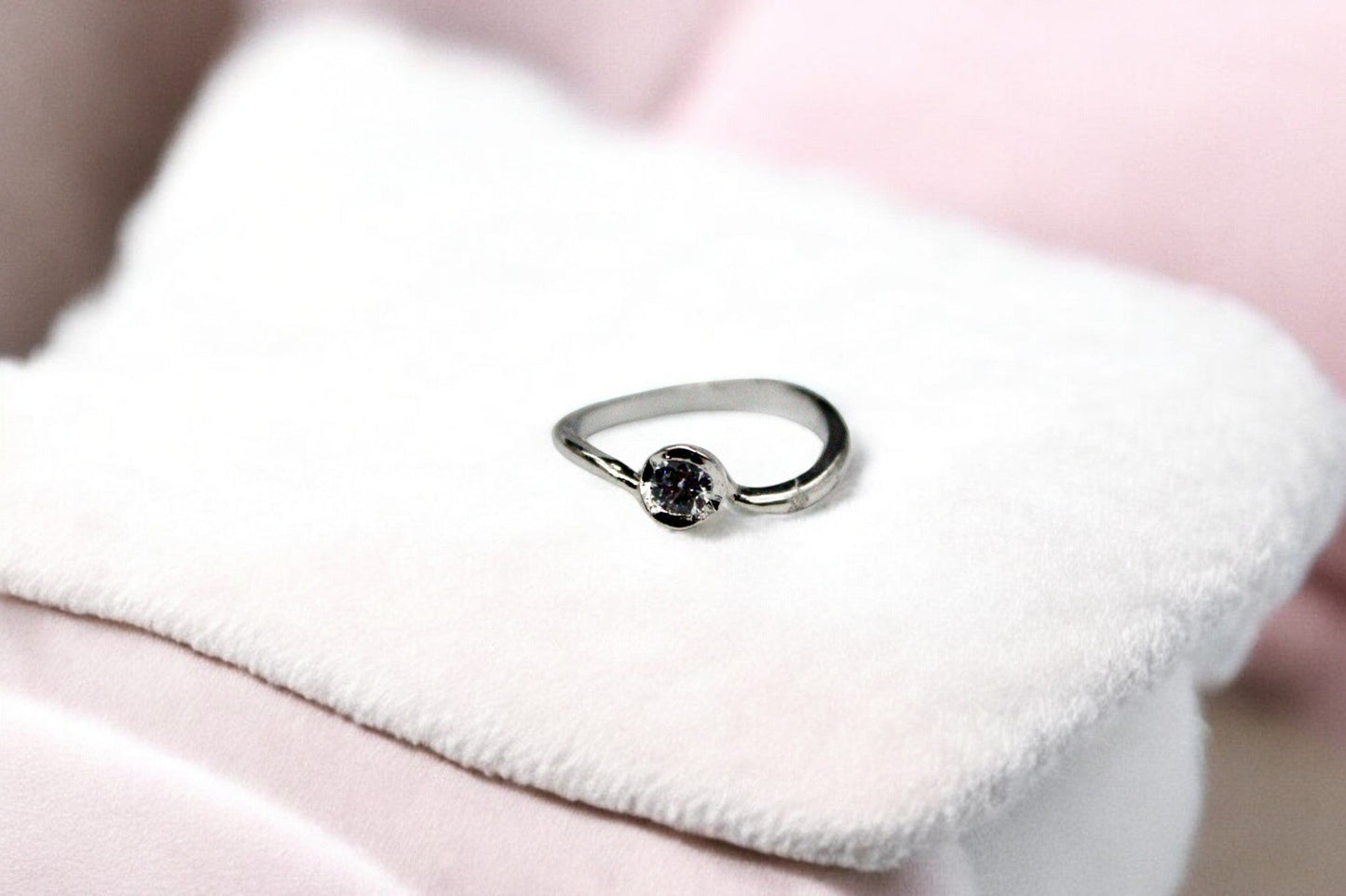 Antique Diamond Stud Ring | 925 Sterling Silver - SACH JEWELS