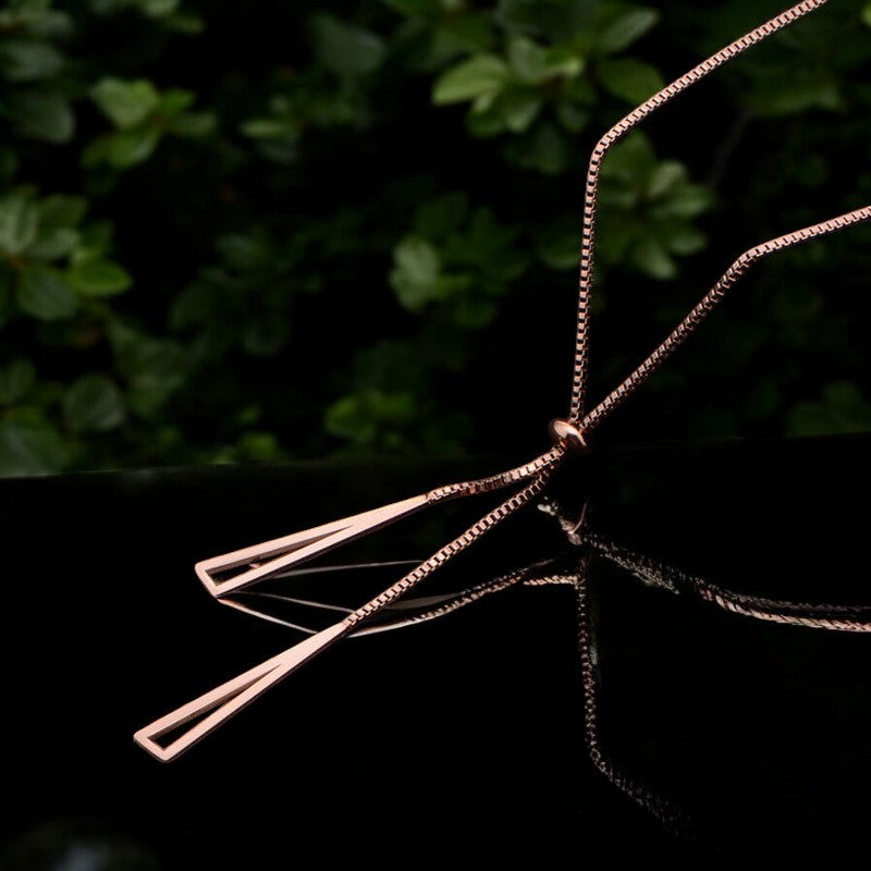 Stylish Necklace | Rose Gold Plated - SACH JEWELS