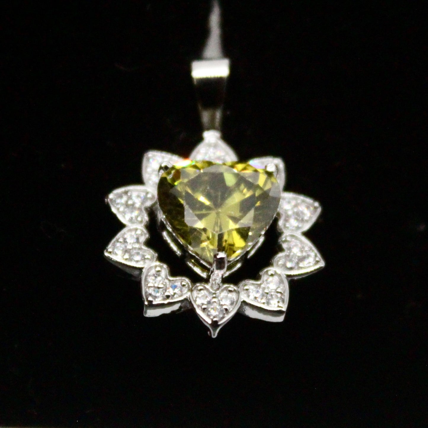 Fusion Heart Diamond Studded Pendant Only | 925 Sterling Silver SACH JEWELS