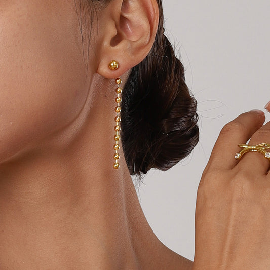 Earrings | Italian Gold Plated SACH JEWELS