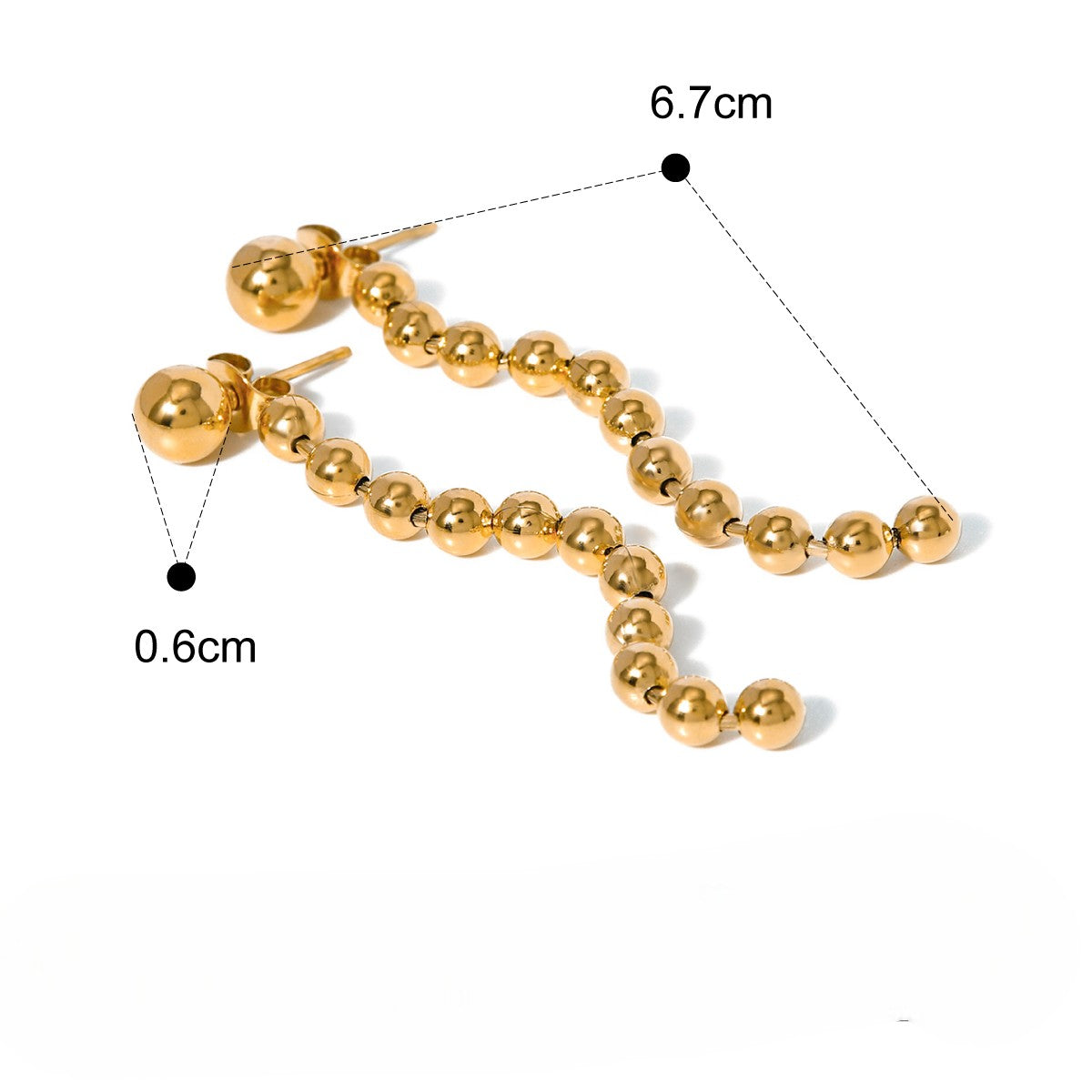 Earrings | Italian Gold Plated SACH JEWELS