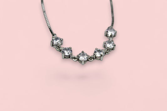 White Diamond Studded Bracelets | 925 Sterling Silver - SACH JEWELS