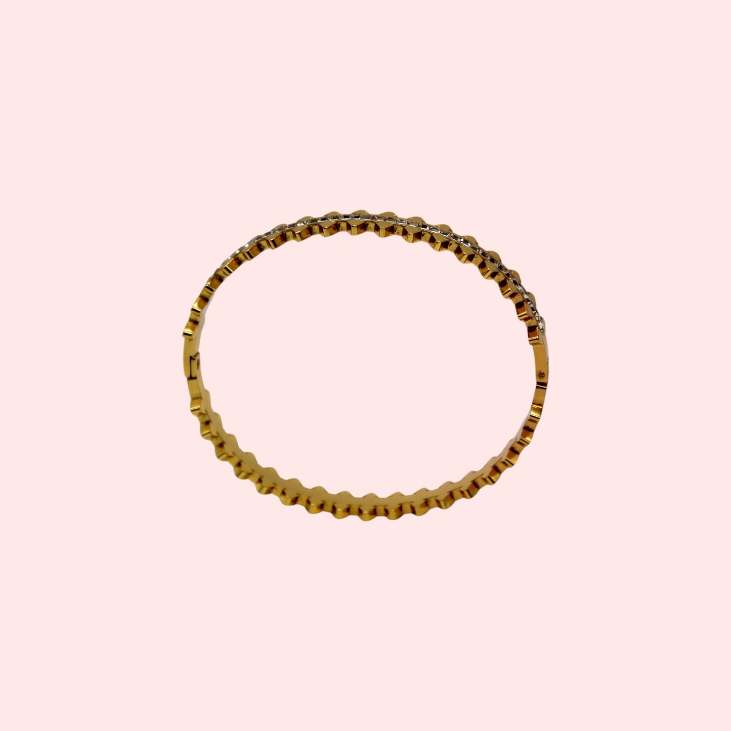 Women Triangular Rail Design Bracelet | Italian Gold Plated. - SACH JEWELS