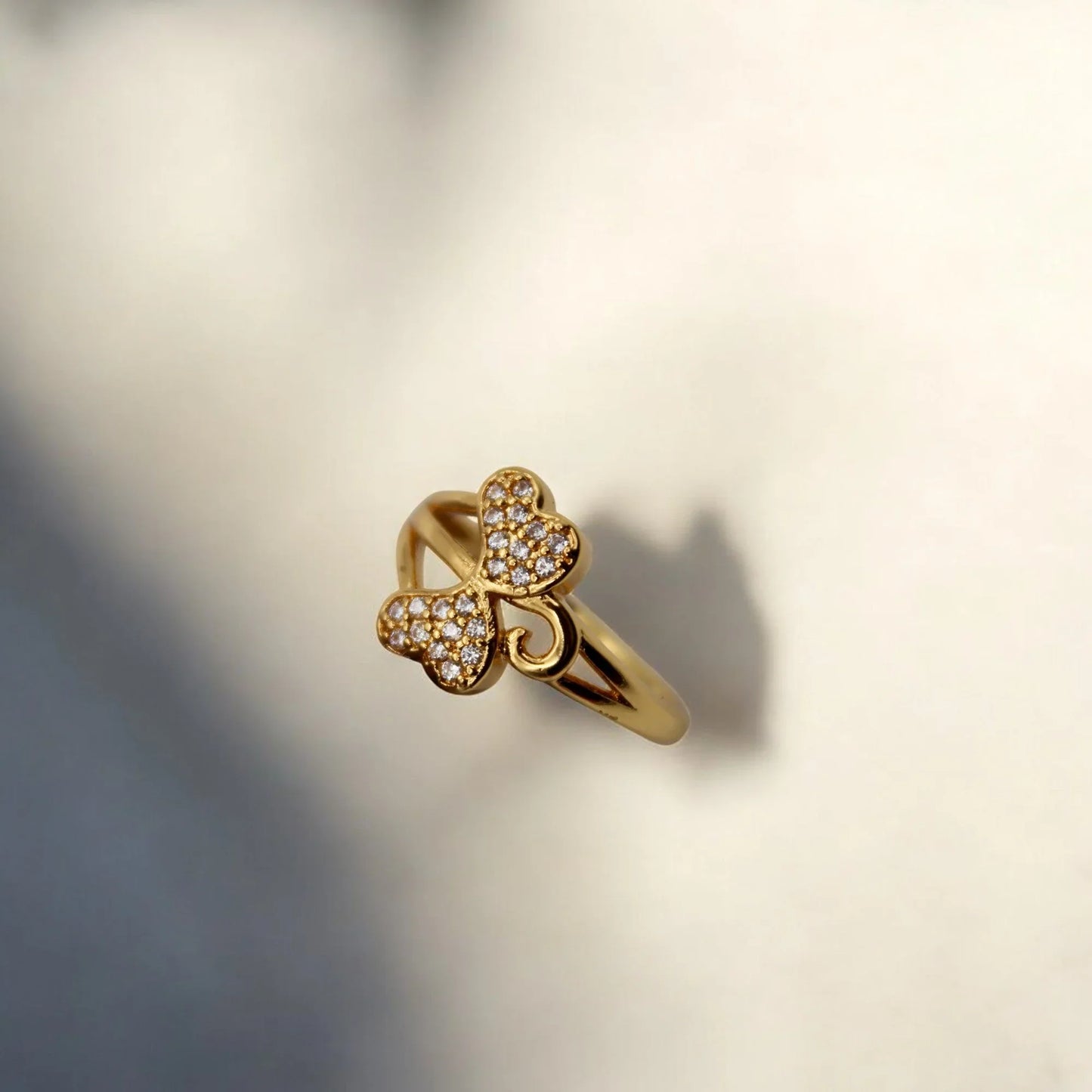 Diamond Wings Ring | Italian Gold Plated - SACH JEWELS