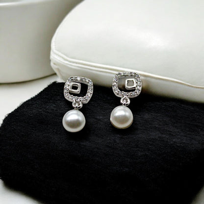 Pearl Diamond Studded Pendant Set | 925 Sterling Silver SACH JEWELS