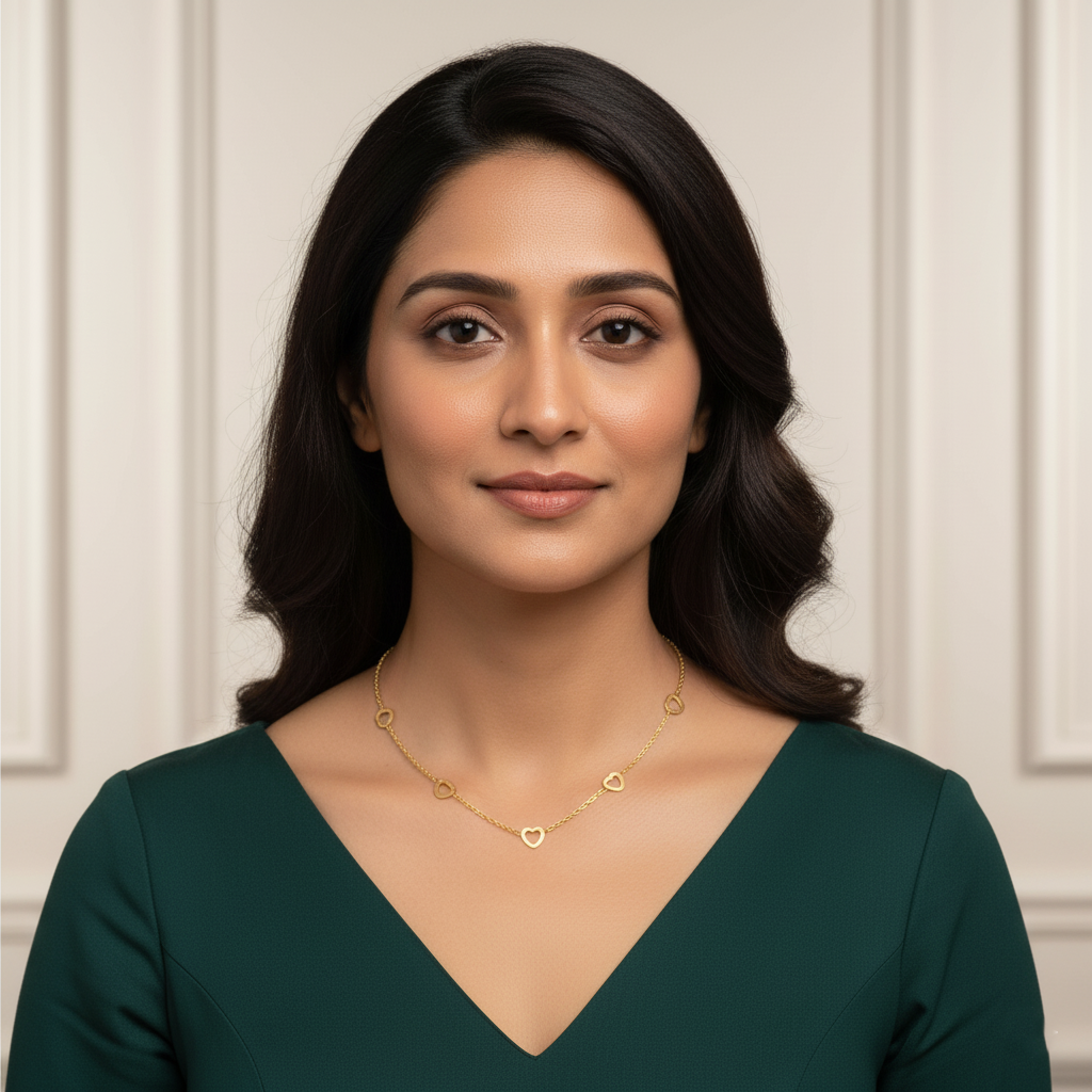 Link Heart Necklace | Italian Gold Plated SACH JEWELS