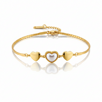 Golden Luxe Baguette Stone Bracelet | Italian Gold Plated (Copy) SACH JEWELS
