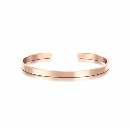 Blush Aura Rose Gold Cuff | Italian Rose Gold Plated SACH JEWELS