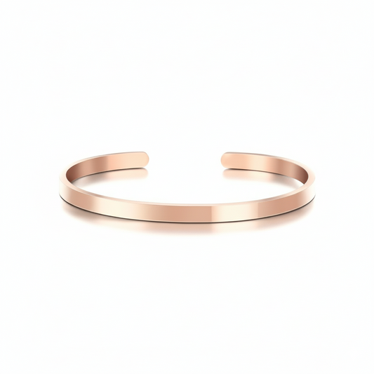 Blush Aura Rose Gold Cuff | Italian Rose Gold Plated SACH JEWELS