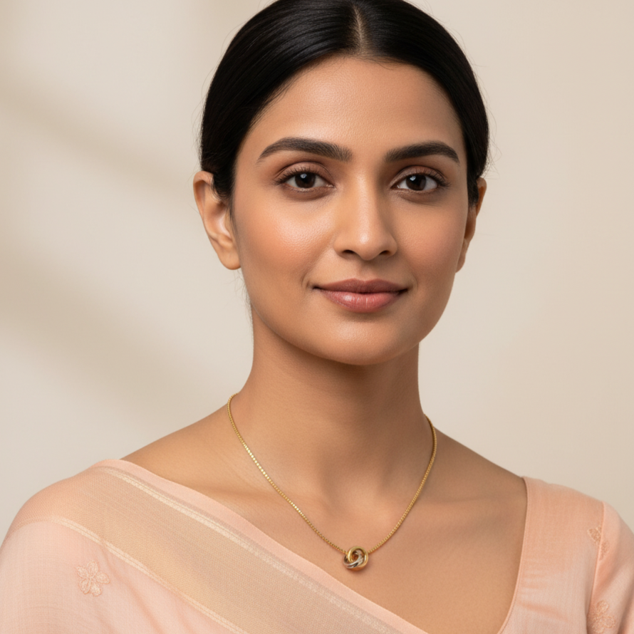 Infinity Duo Necklace | Italian Gold Plated SACH JEWELS