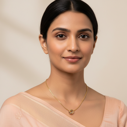 Infinity Duo Necklace | Italian Gold Plated SACH JEWELS