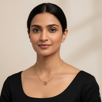 Infinity Duo Necklace | Italian Gold Plated SACH JEWELS