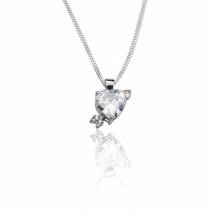 Love Diamond Heart Necklace | 925 Sterling Silver SACH JEWELS