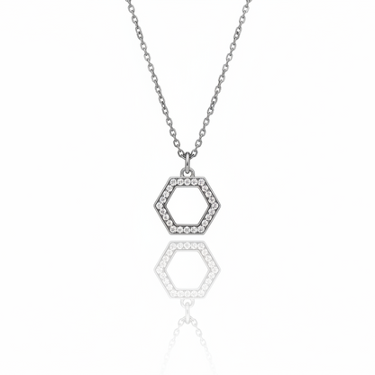 Diamond studded Nut Necklace | 925 Sterling Silver SACH JEWELS