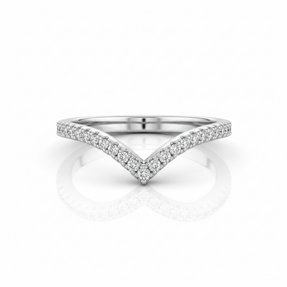 Women Sleek Diamond Ring | Italian Silver Plated SACH JEWELS