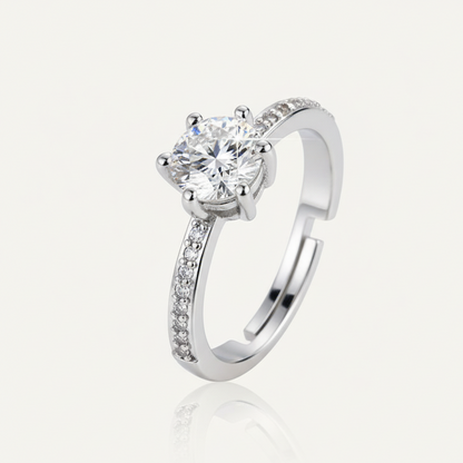Women Graceful Diamond Ring | Italian Silver Plated SACH JEWELS
