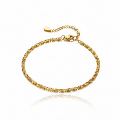 Eterna Twist Gold Chain Bracelet | Italian Gold Plated SACH JEWELS