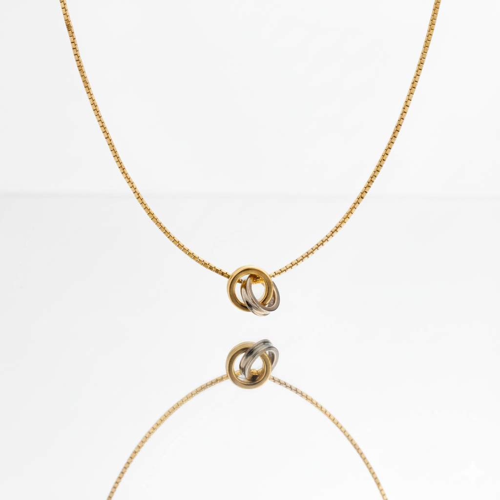 Infinity Duo Necklace | Italian Gold Plated SACH JEWELS